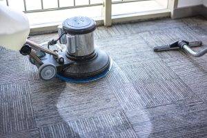 Floor Care With Machine